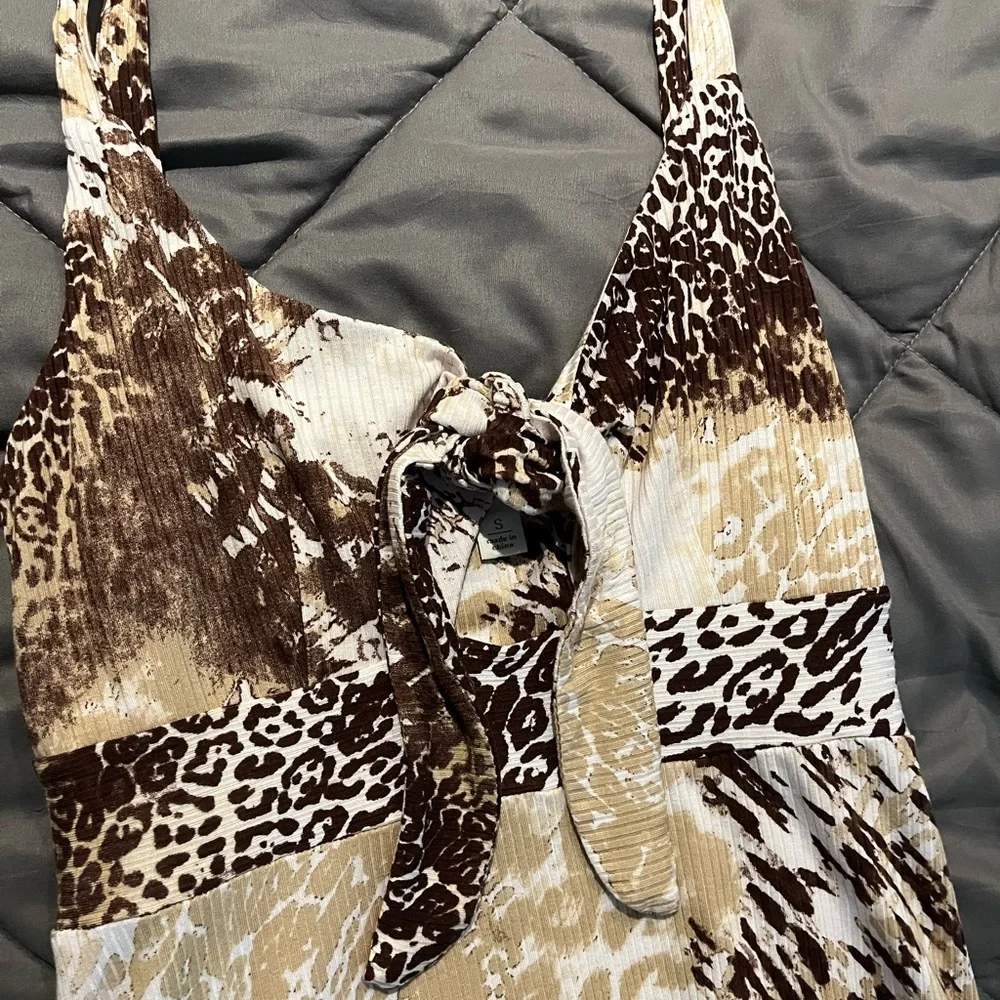 Adorable animal print mini dress - Picture 4 of 5